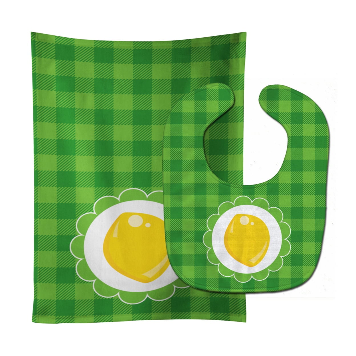 Lemon Baby Bib & Burp Cloth