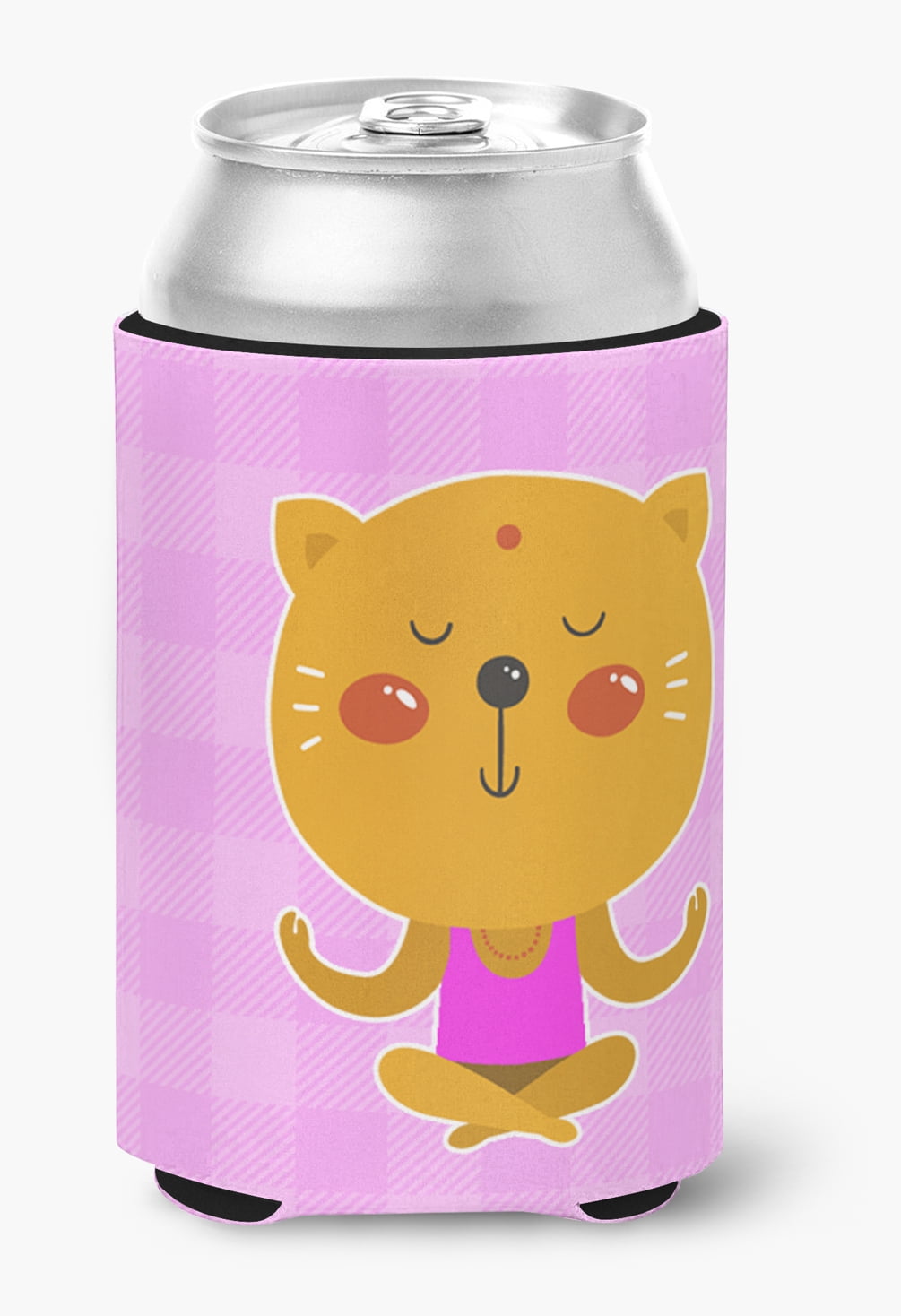 Yoga Cat Can or Bottle Hugger