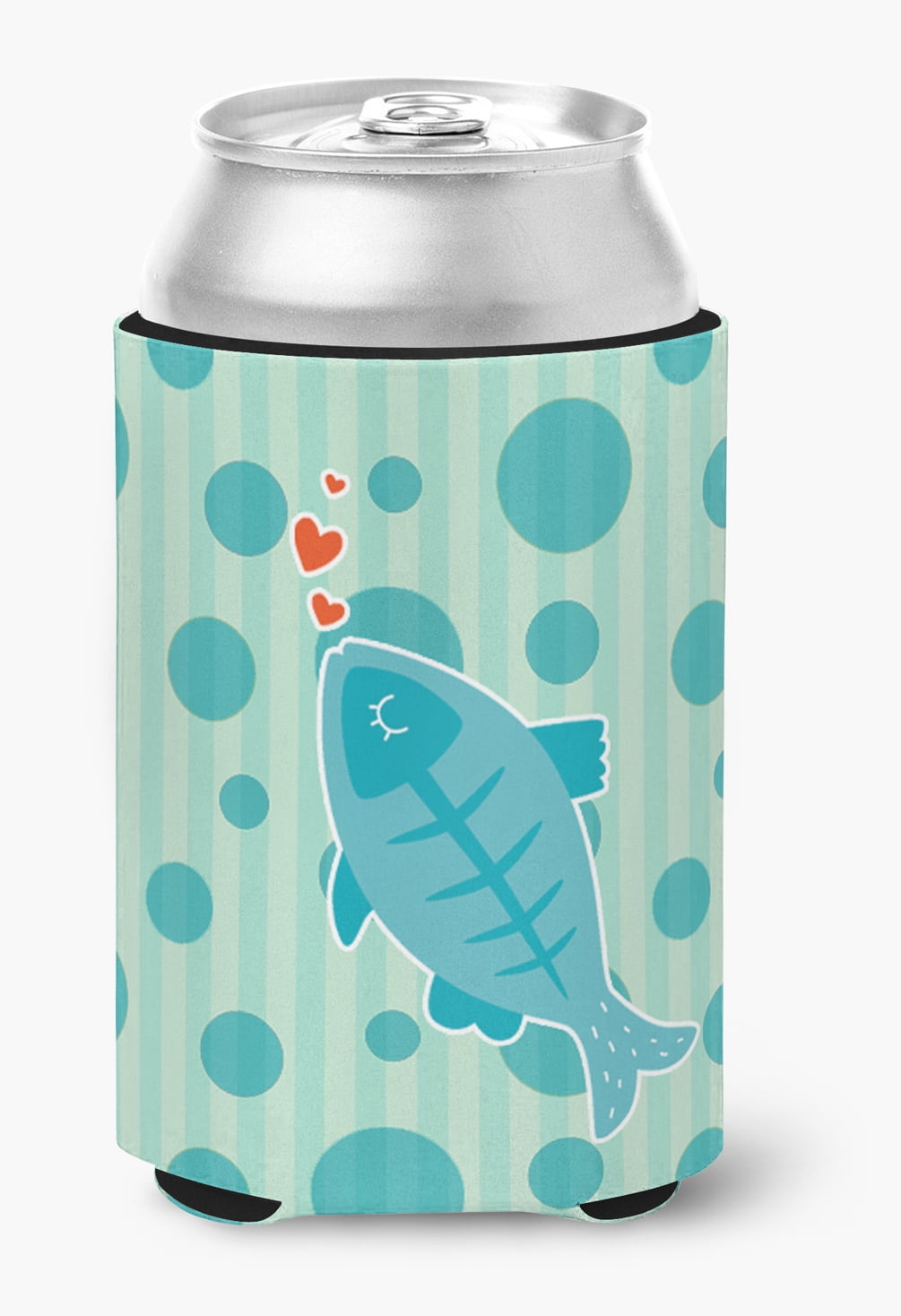 Polkadot Fish Can or Bottle Hugger