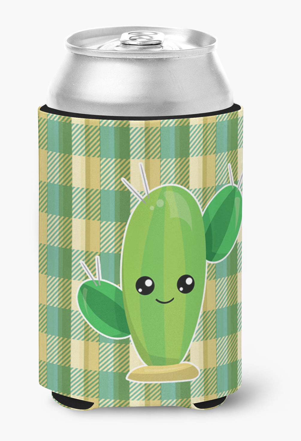BB6852CC Cactus Plaid Can or Bottle Hugger