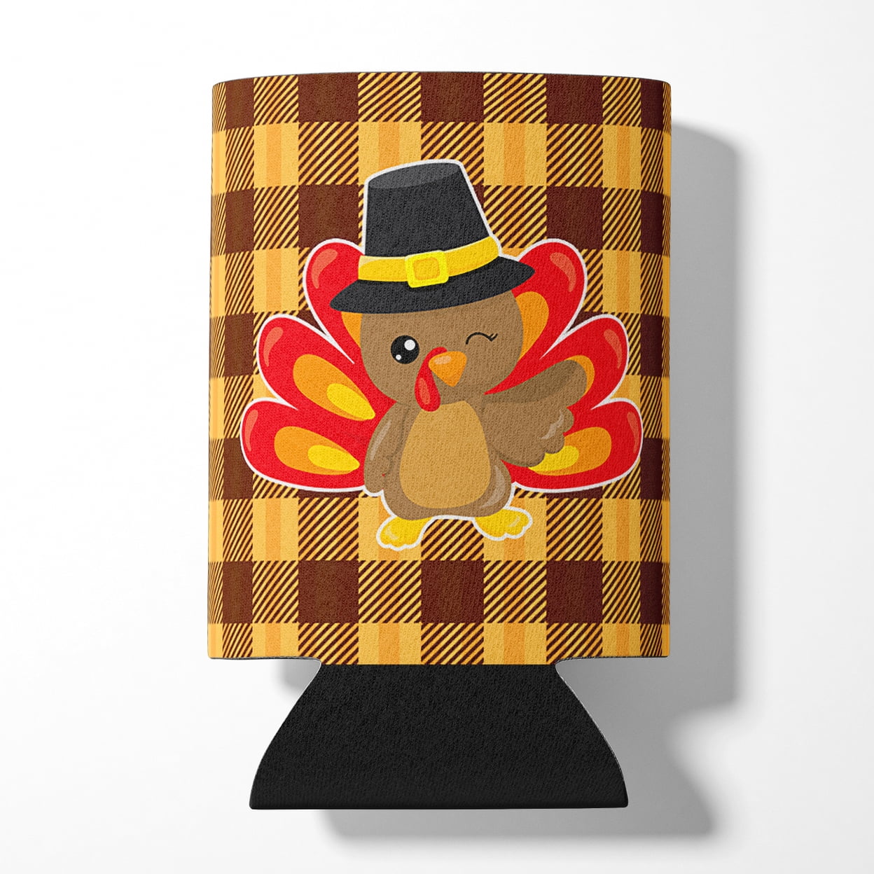 Thanksgiving Turkey Wink Can or Bottle Hugger