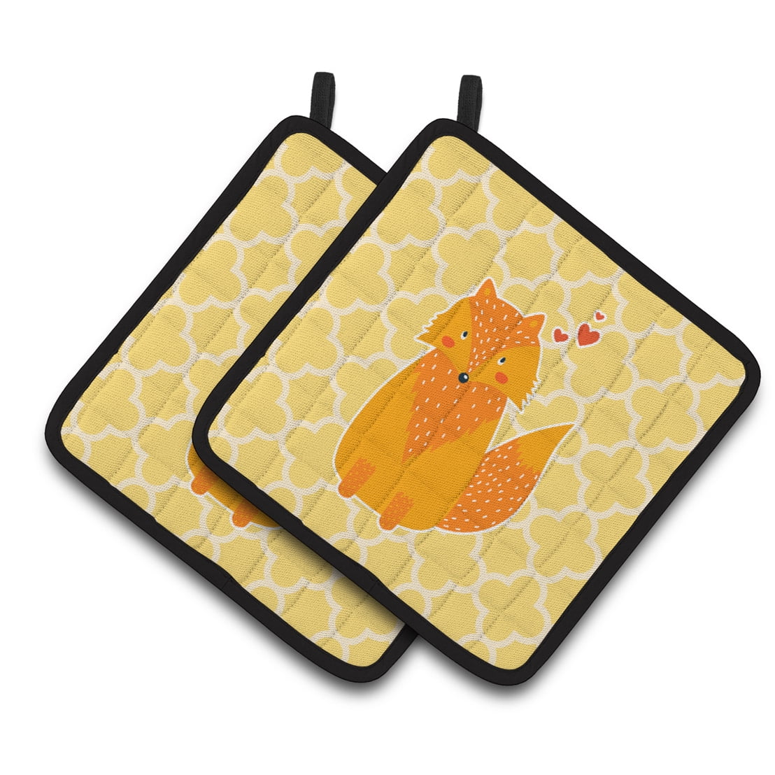 Foxy Love Pair of Pot Holders