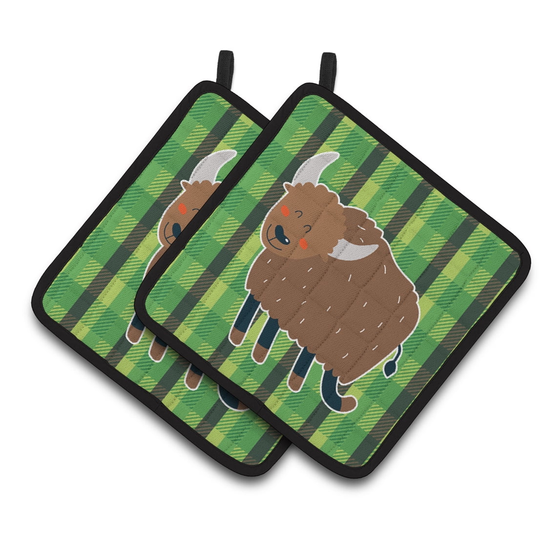 Bull Pair of Pot Holders