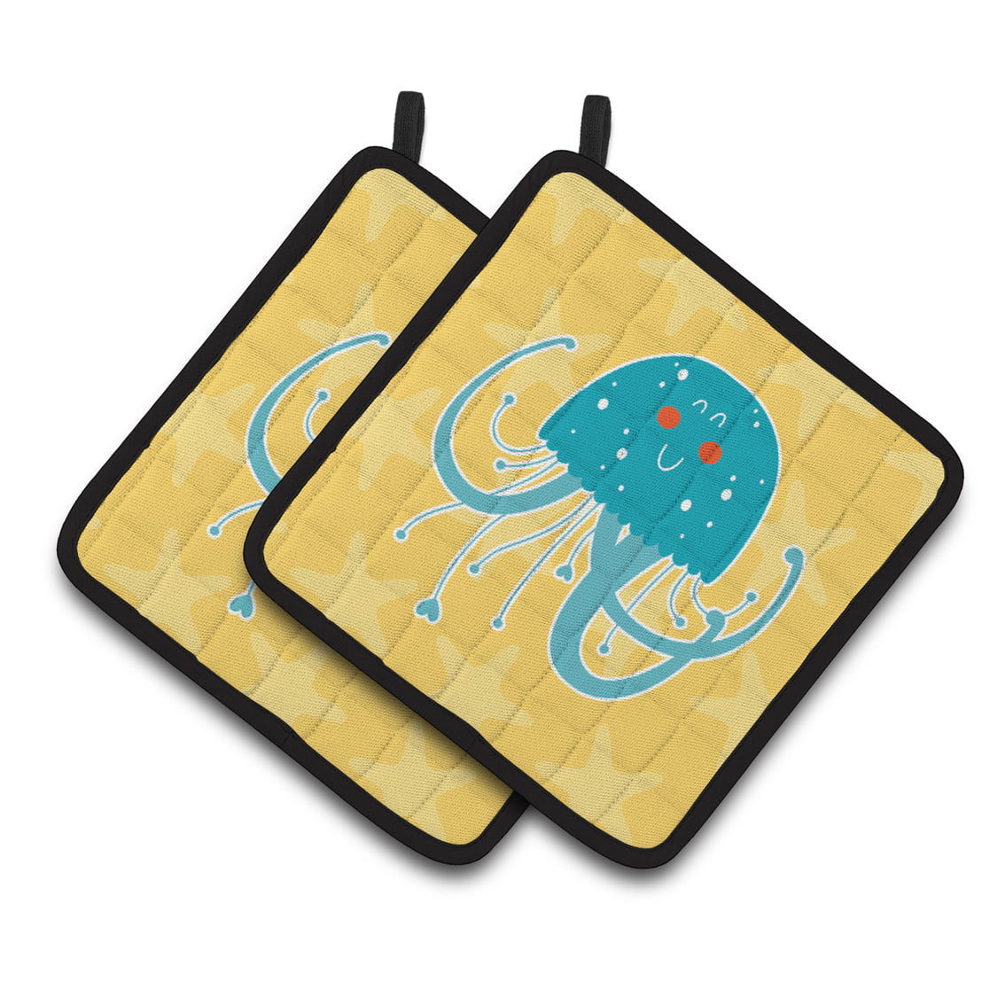 Jellyfish Pair of Pot Holders
