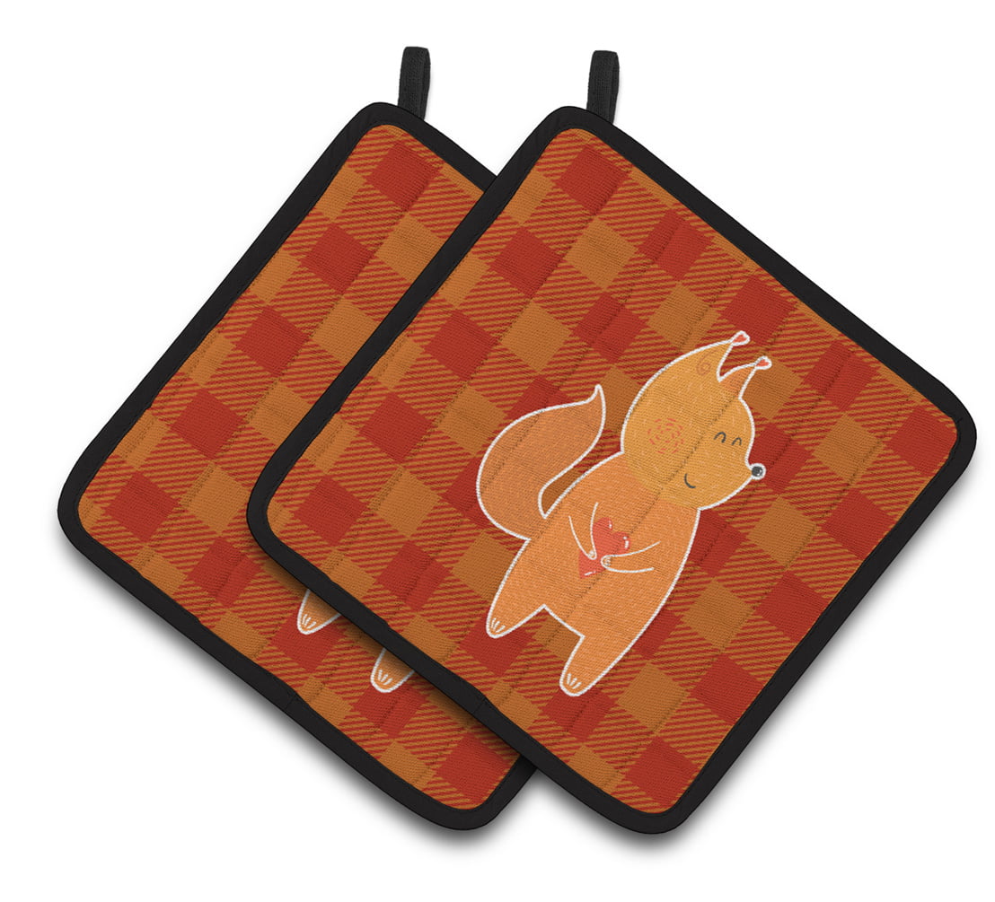 Fox Pair of Pot Holders