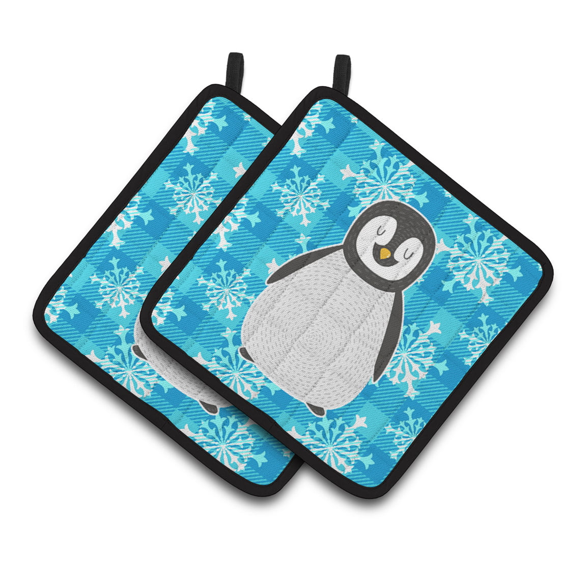 BB6771PTHD Penguin Pair of Pot Holders