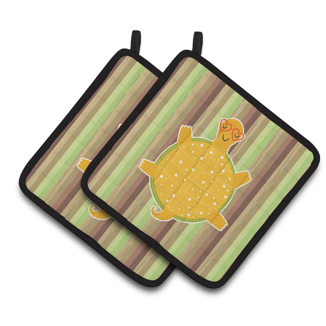Turtle Pair of Pot Holders