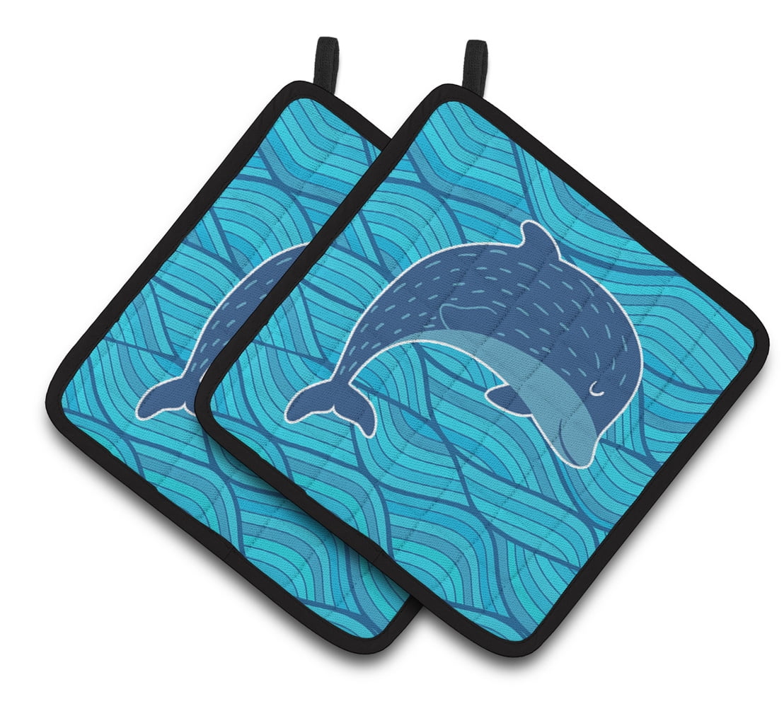 BB6781PTHD Dolphin Pair of Pot Holders