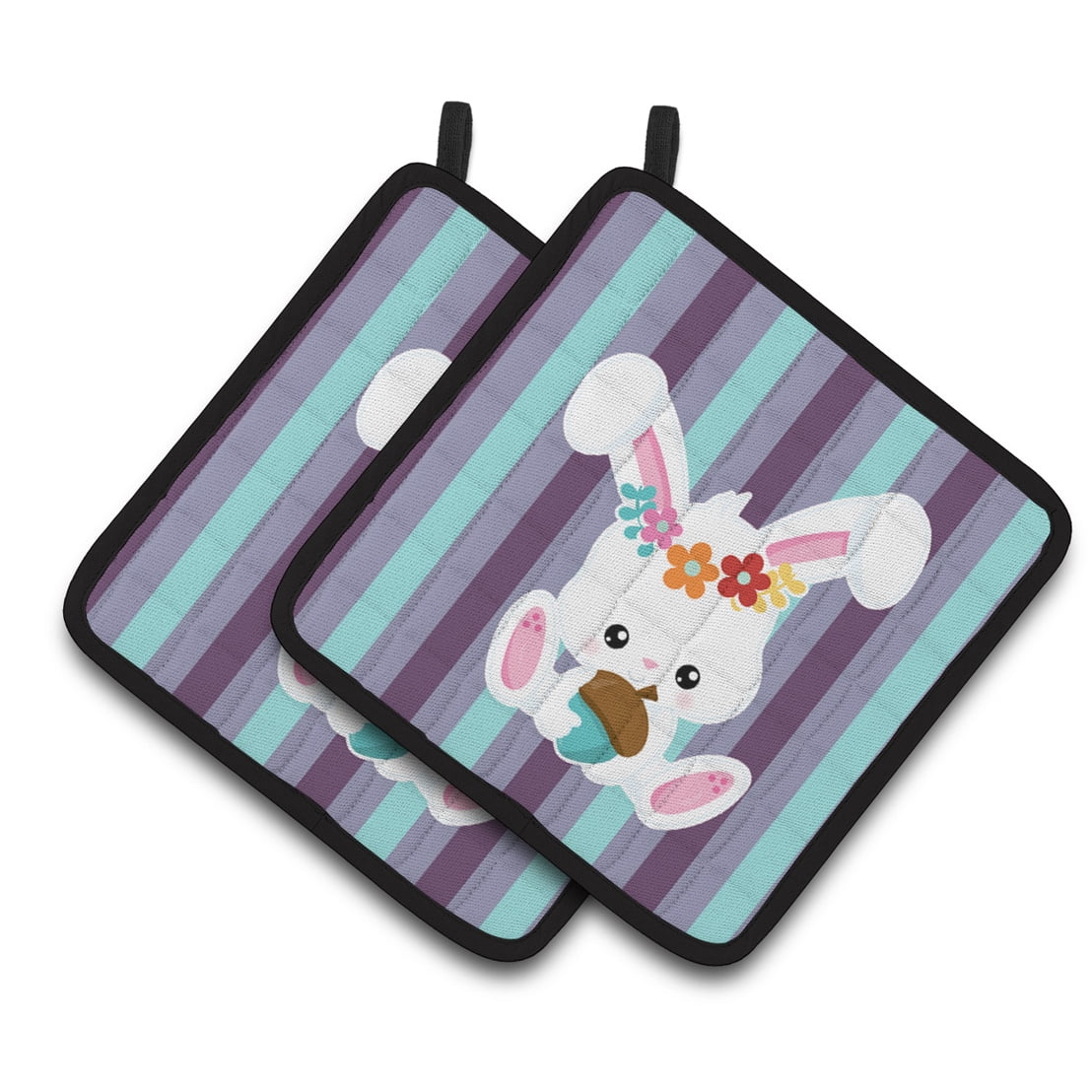 Bunny Rabbit Pair of Pot Holders