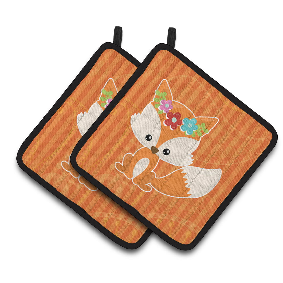 Fox Pair of Pot Holders