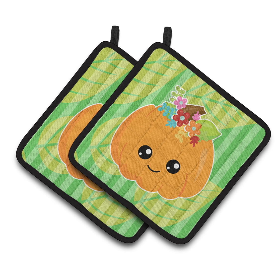 Pumpkin Fall Pair of Pot Holders