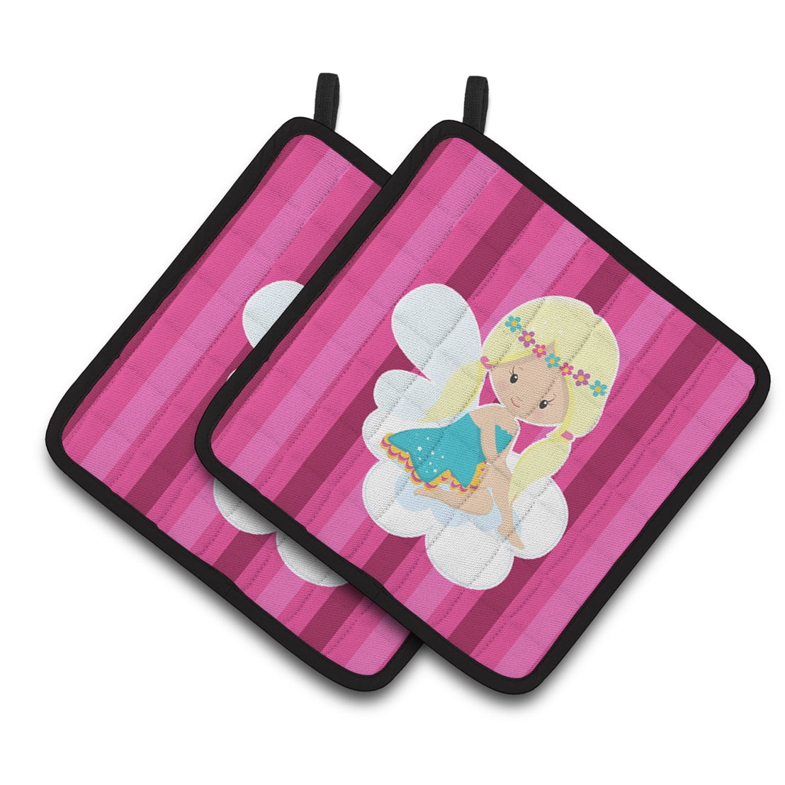 BB6808PTHD Blonde Fairy Pair of Pot Holders