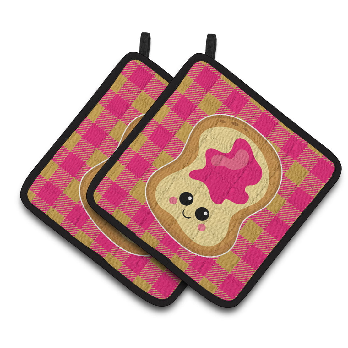 Jelly Toast Pair of Pot Holders