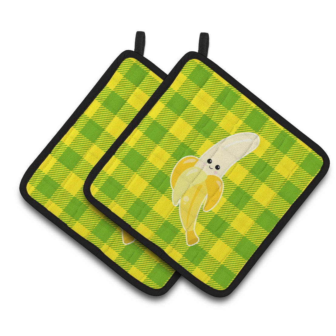 Banana Face Pair of Pot Holders