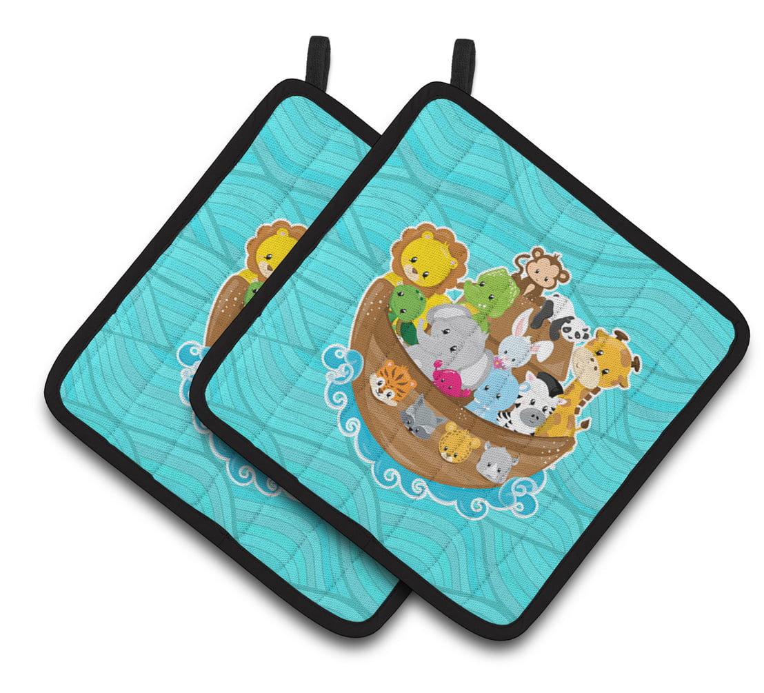 Noahs Ark Pair of Pot Holders