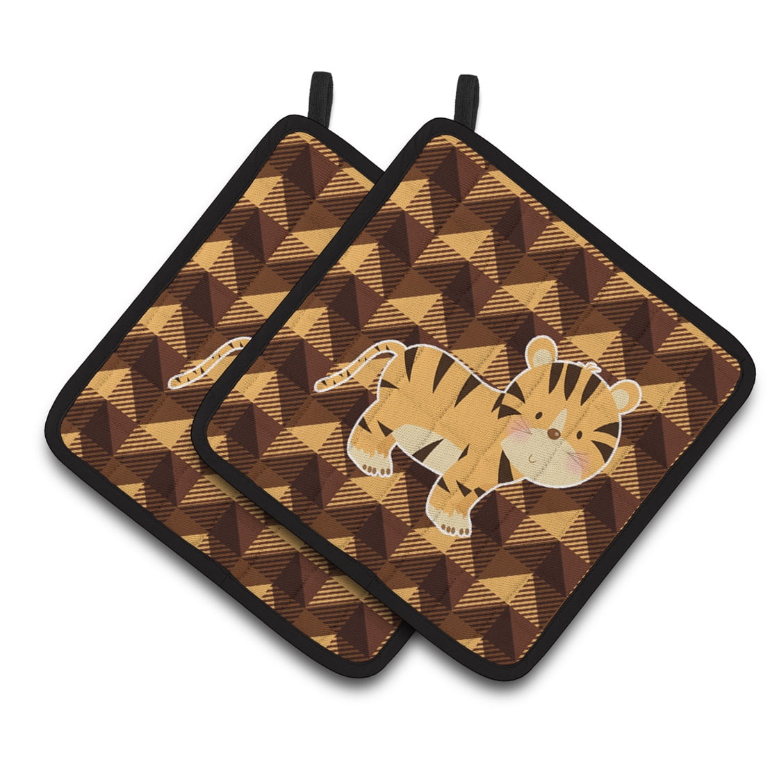 Tiger Pair of Pot Holders