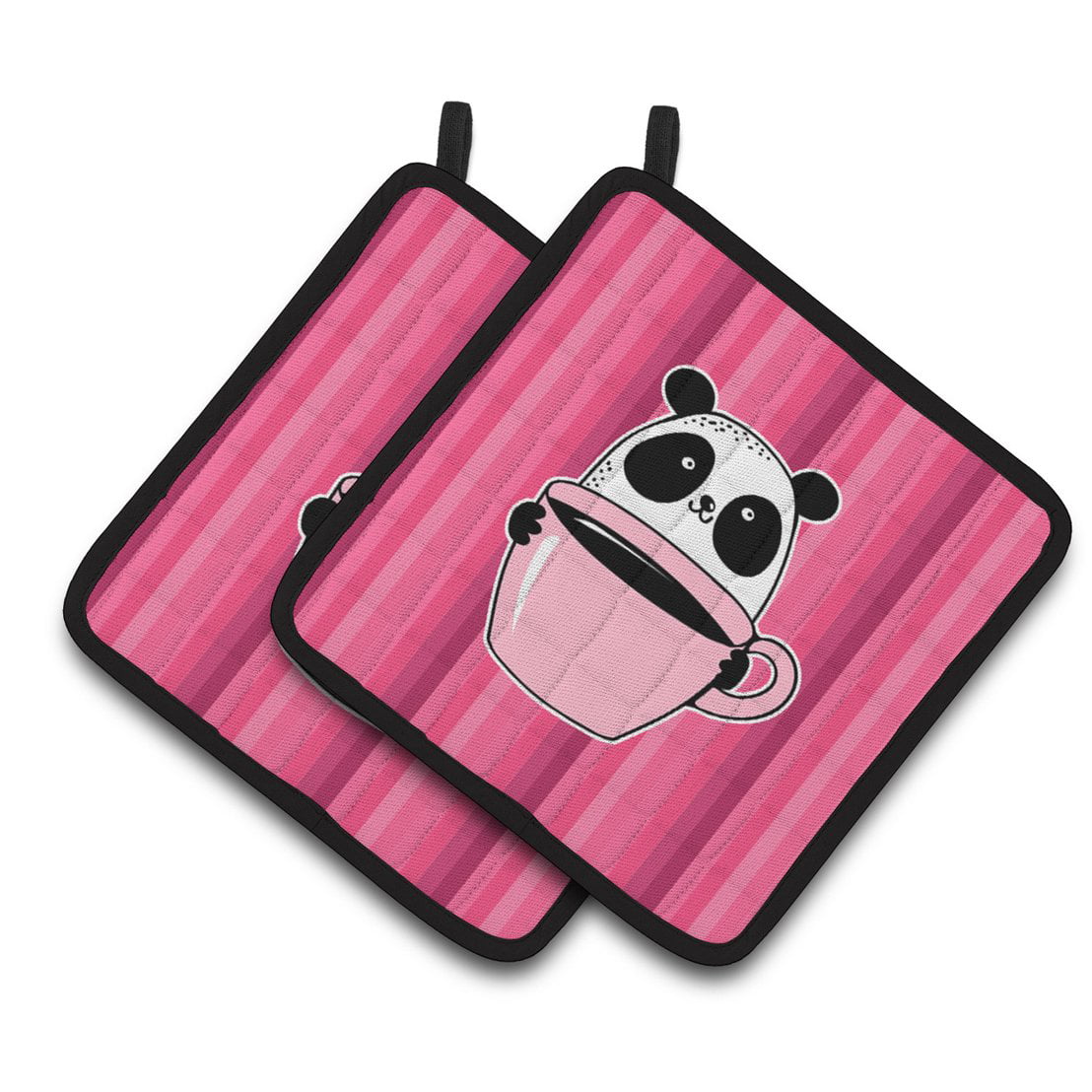 Panda Bear Coffee Pair of Pot Holders