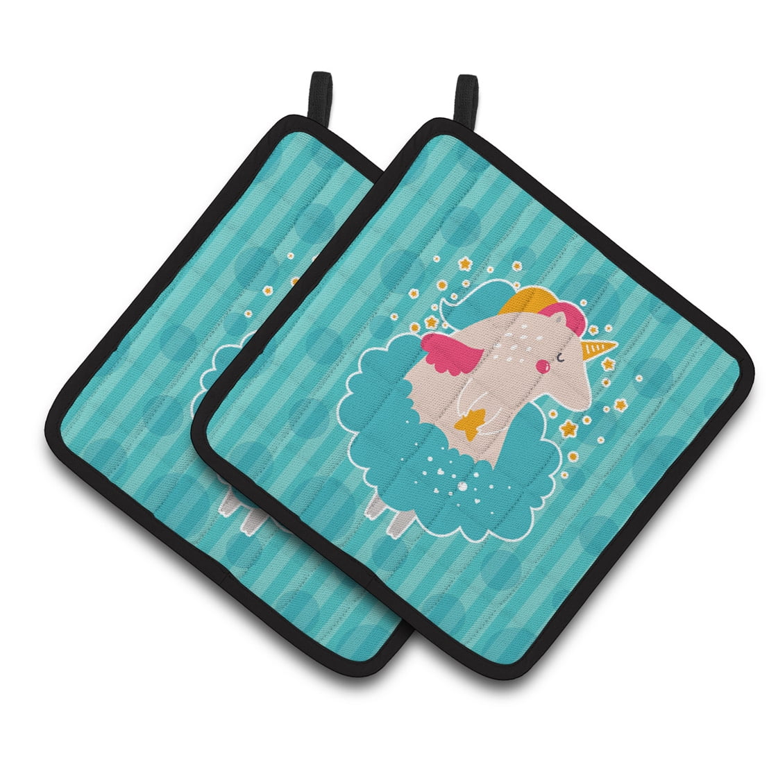 Unicorn Ballerina Pair of Pot Holders