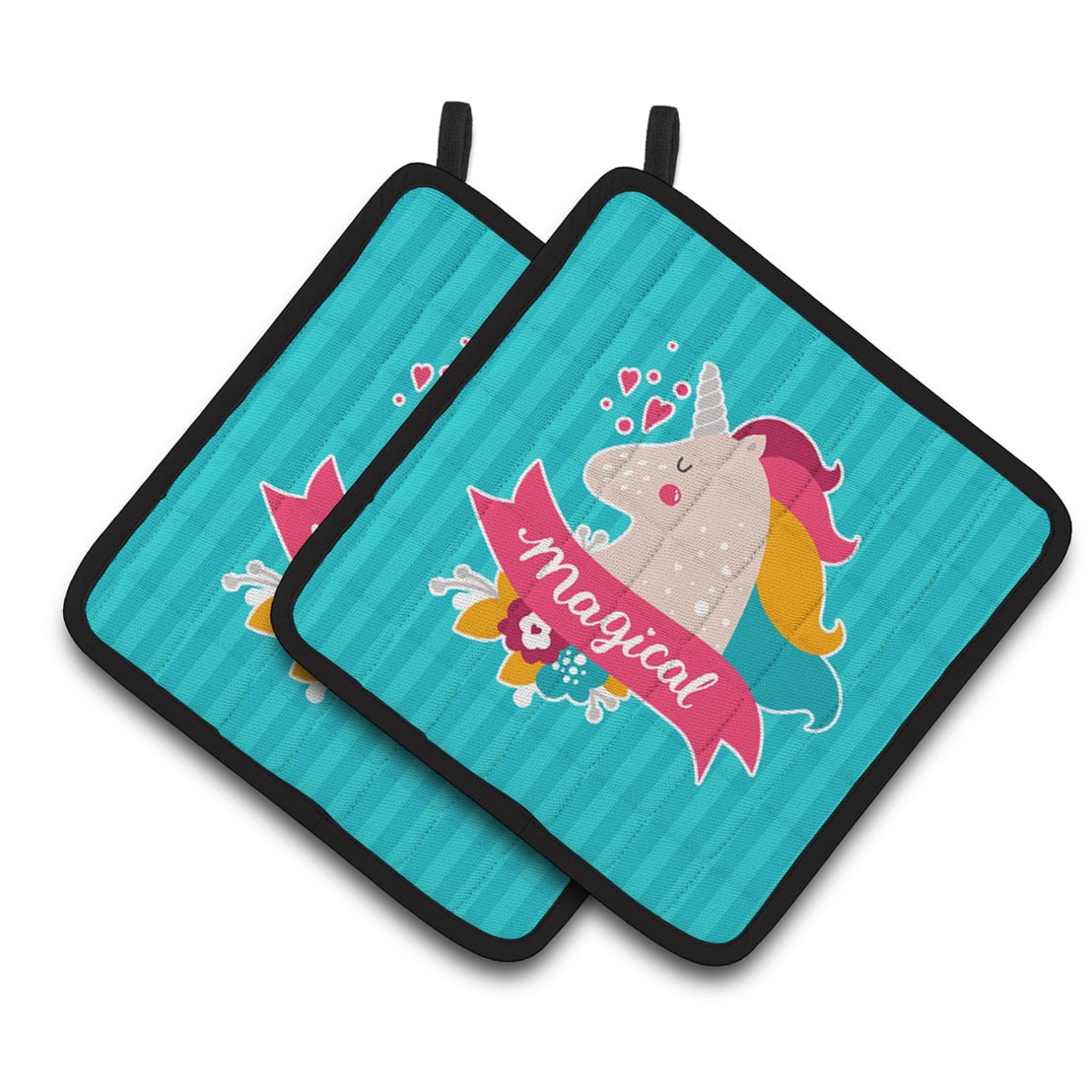 Unicorn Magical Pair of Pot Holders