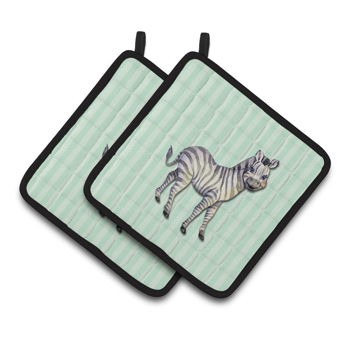 Zebra Pair of Pot Holders