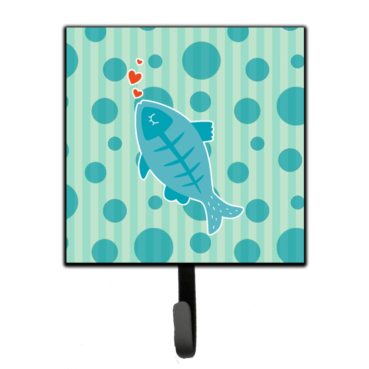 Polkadot Fish Leash or Key Holder