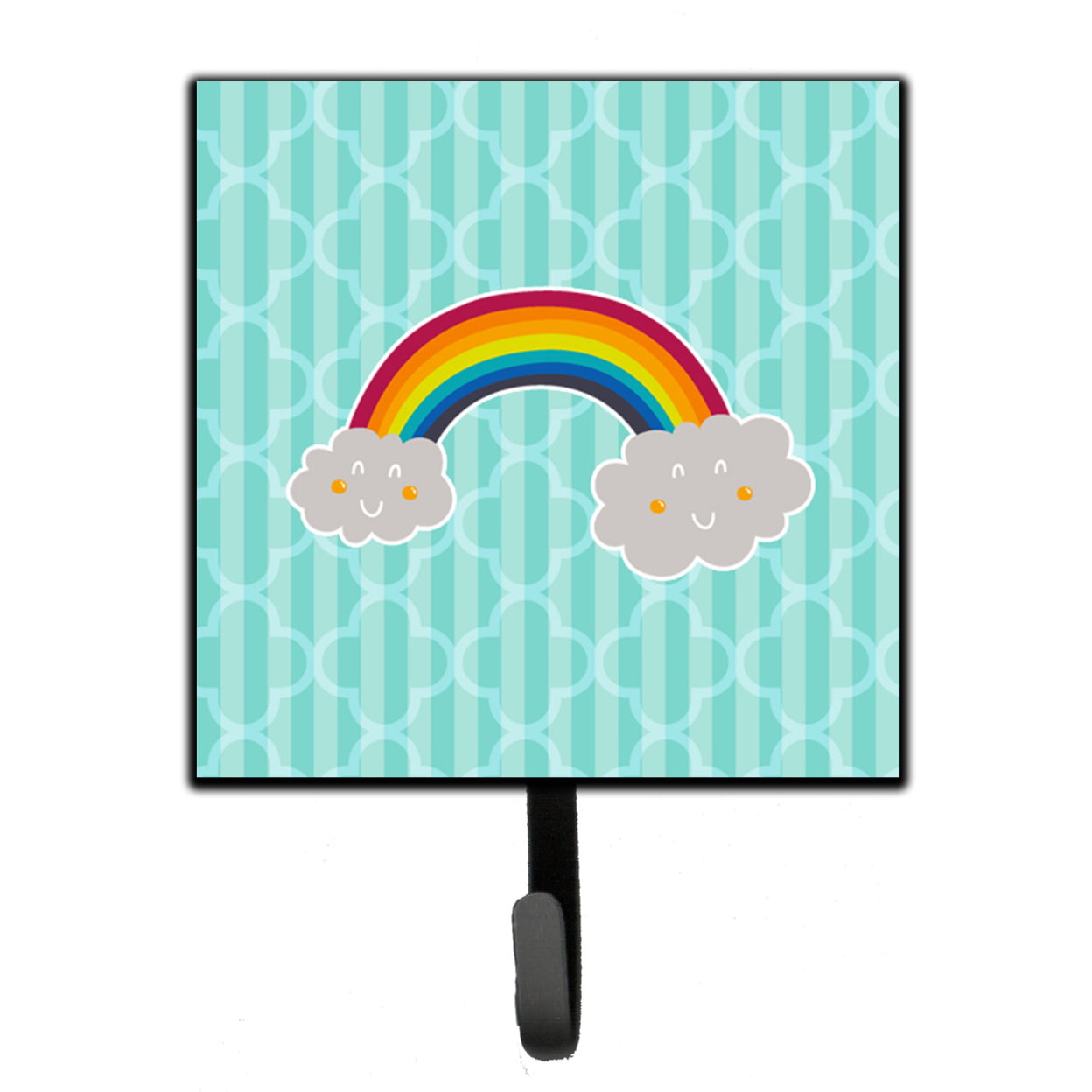 Rainbow in Clouds Leash or Key Holder
