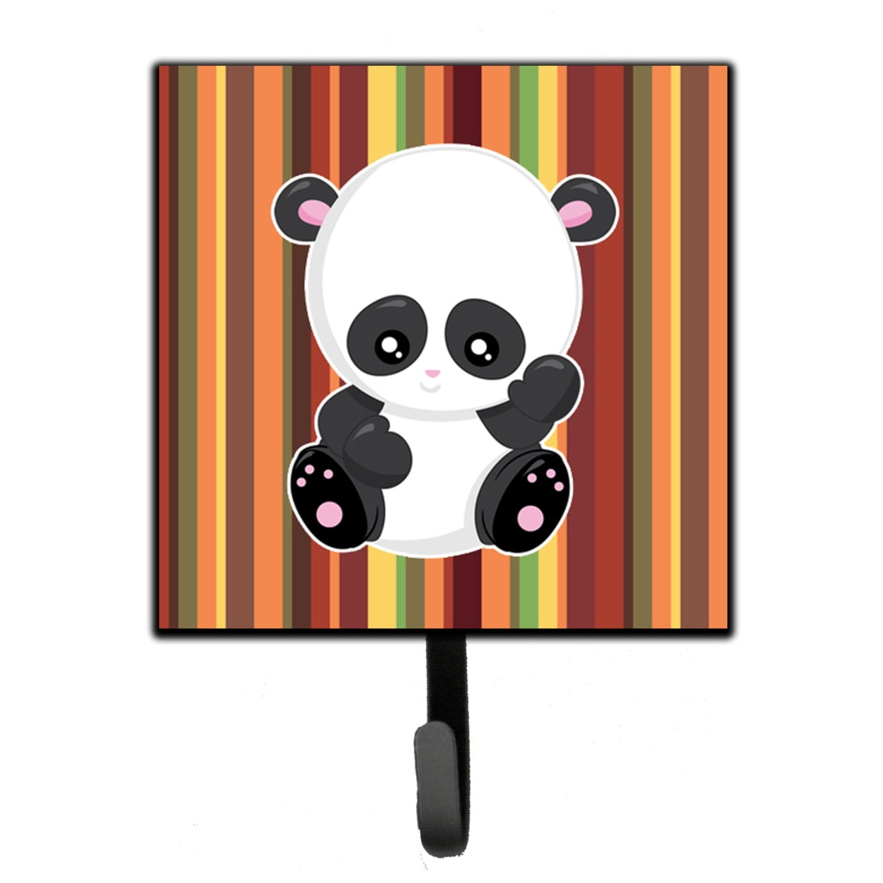 Striped Panda Leash or Key Holder