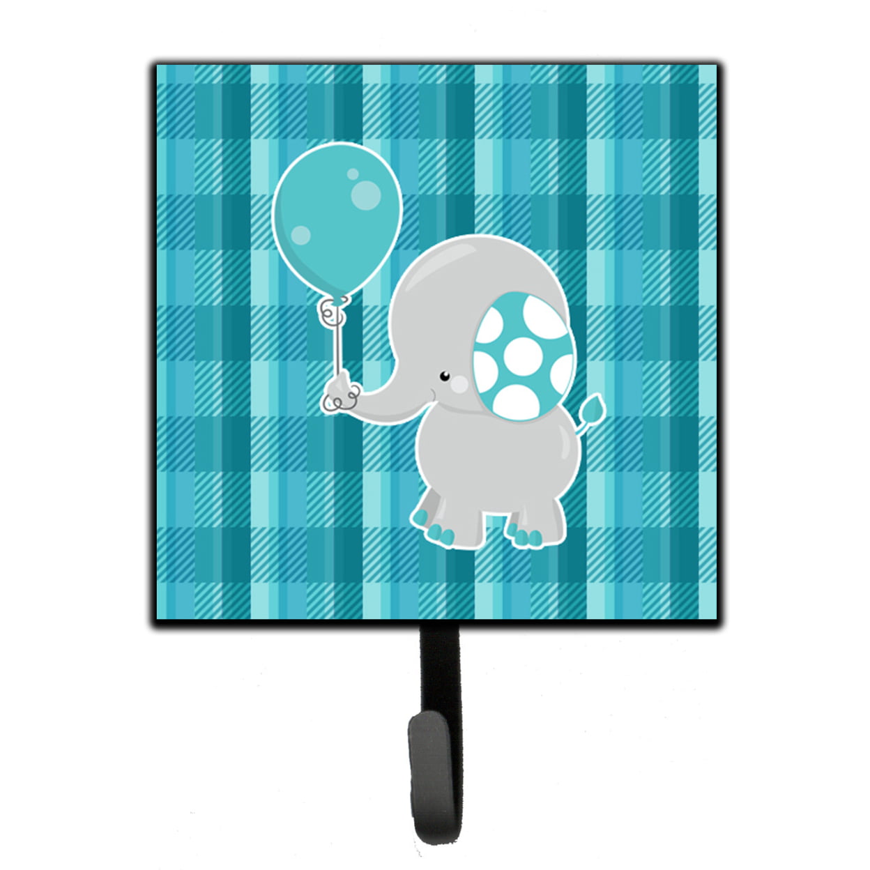 Elephant With Balloon Leash or Key Holder