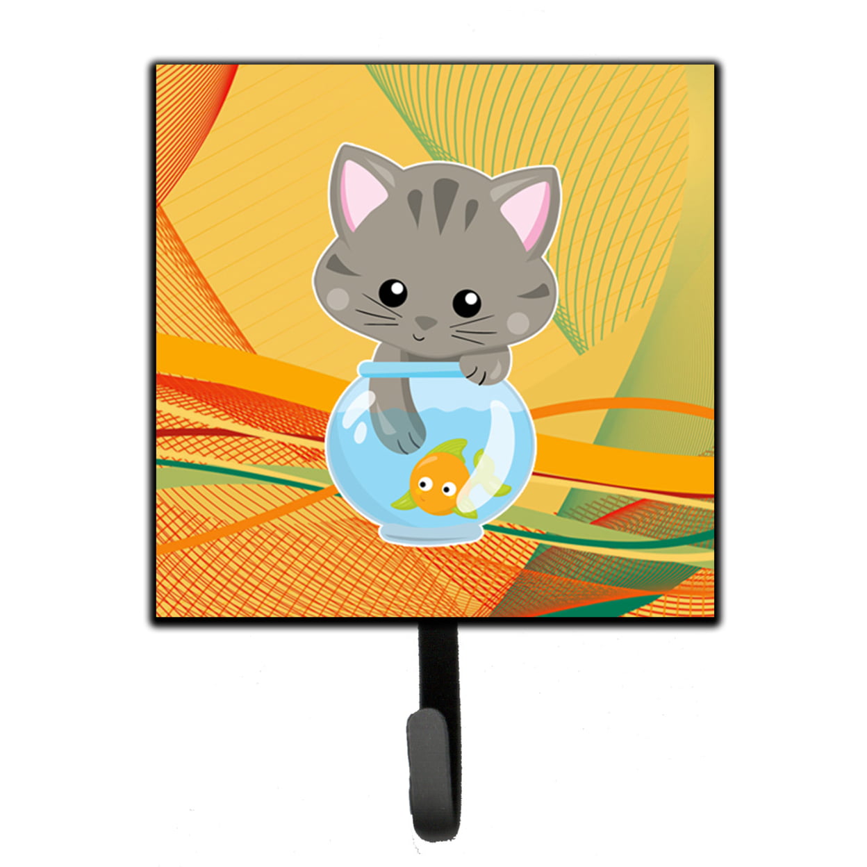 Kitten in the Fish Bowl Leash or Key Holder