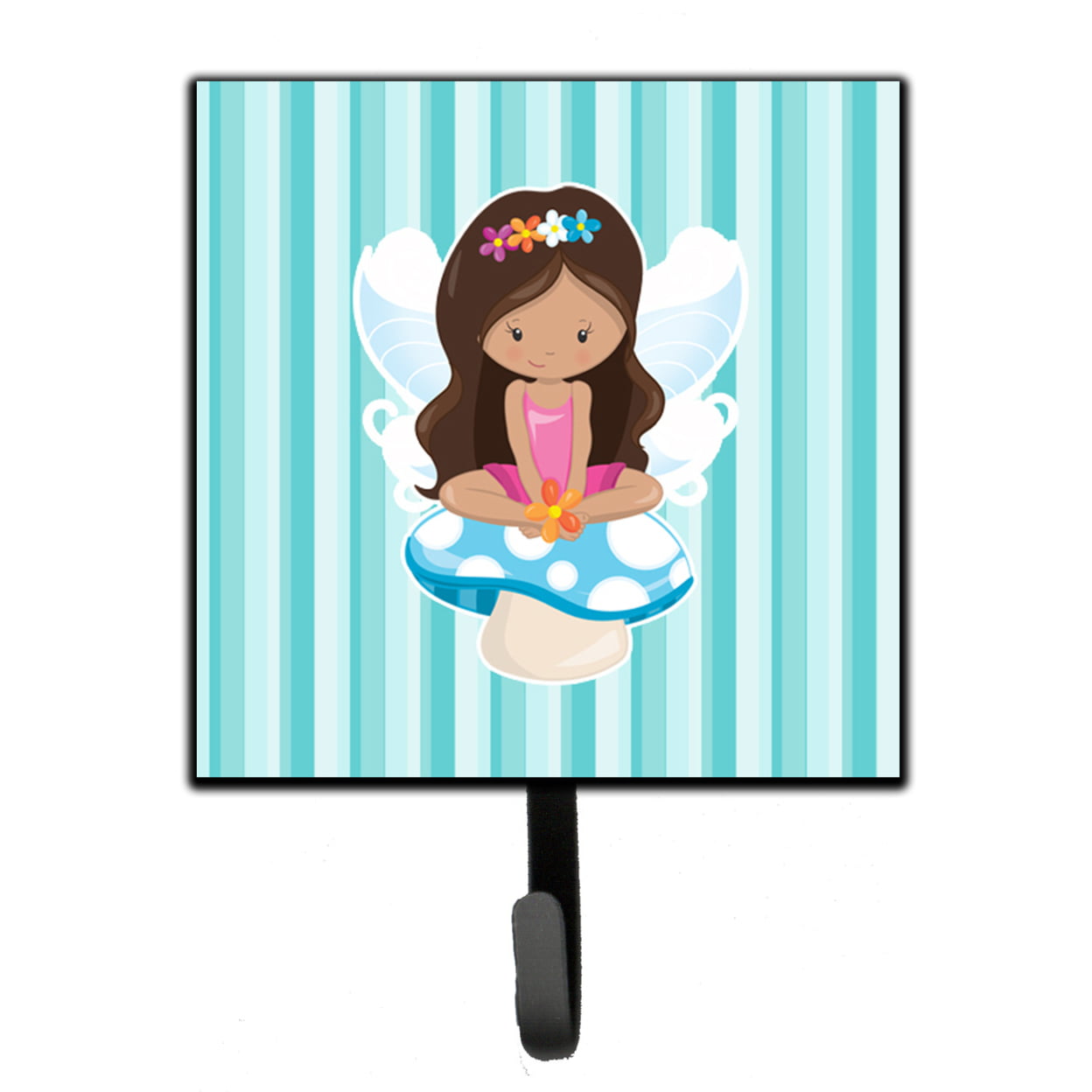 Fairy on Mushroom Leash or Key Holder
