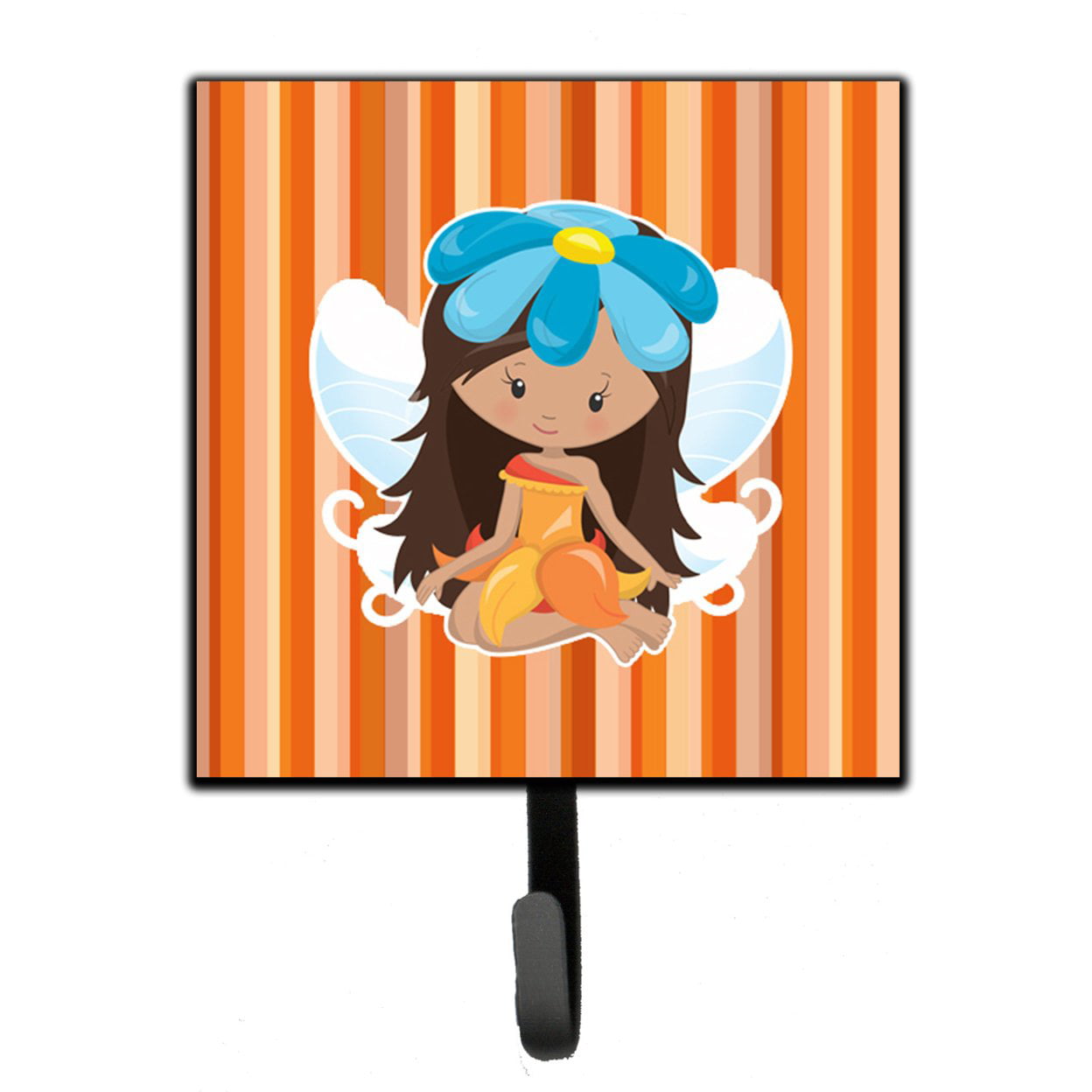 Fairy Orange Stripes Leash or Key Holder