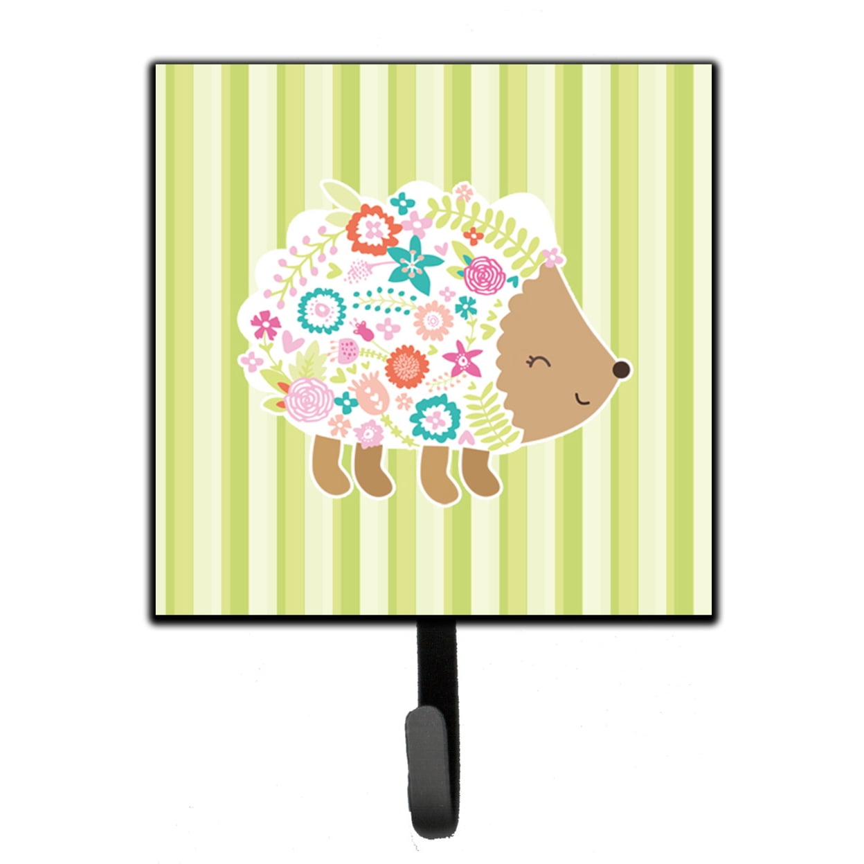 Flowered Hedgehog Leash or Key Holder
