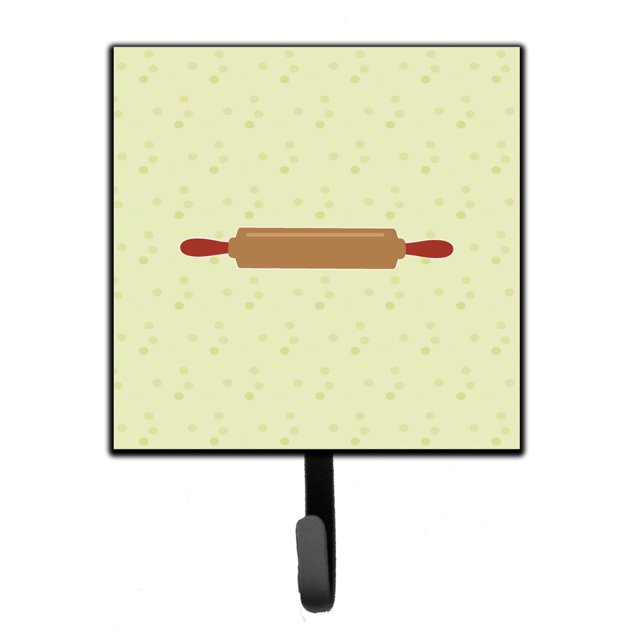 Rolling Pin on Green Leash or Key Holder