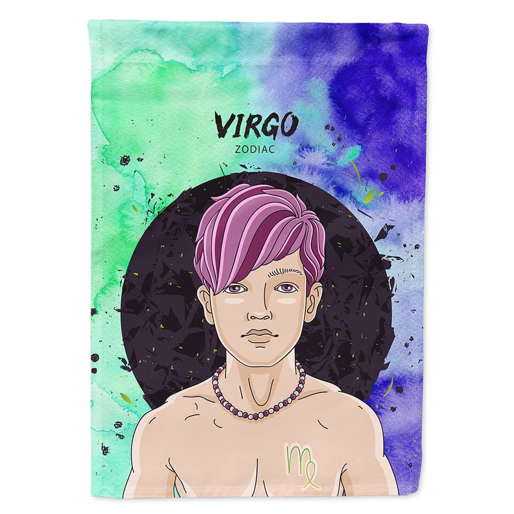 Virgo Zodiac Sign Flag Canvas House Size