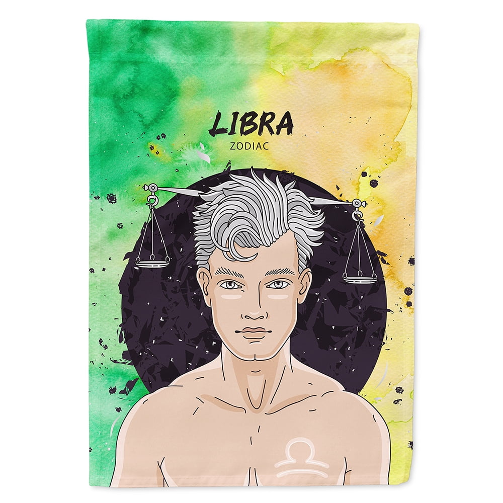 BB7323CHF Libra Zodiac Sign Flag Canvas House Size
