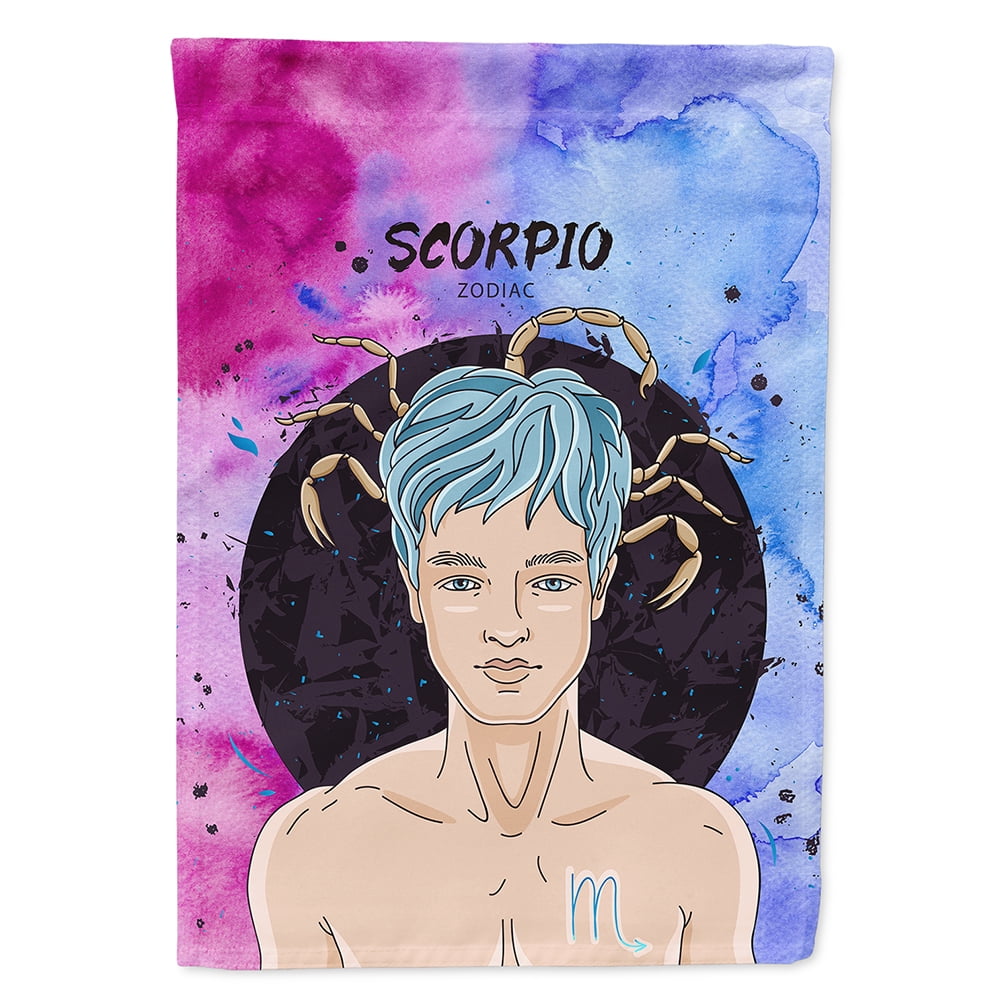 Scorpio Zodiac Sign Flag Canvas House Size