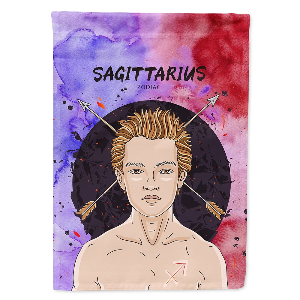 Sagittarius Zodiac Sign Flag Canvas House Size