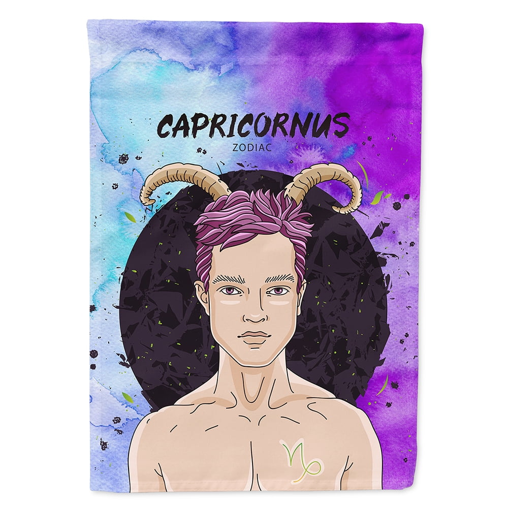 BB7326CHF Capricorn Zodiac Sign Flag Canvas House Size