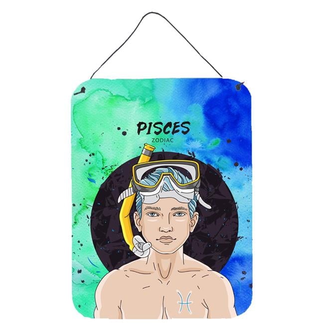 Pisces Zodiac Sign Wall or Door Hanging Prints