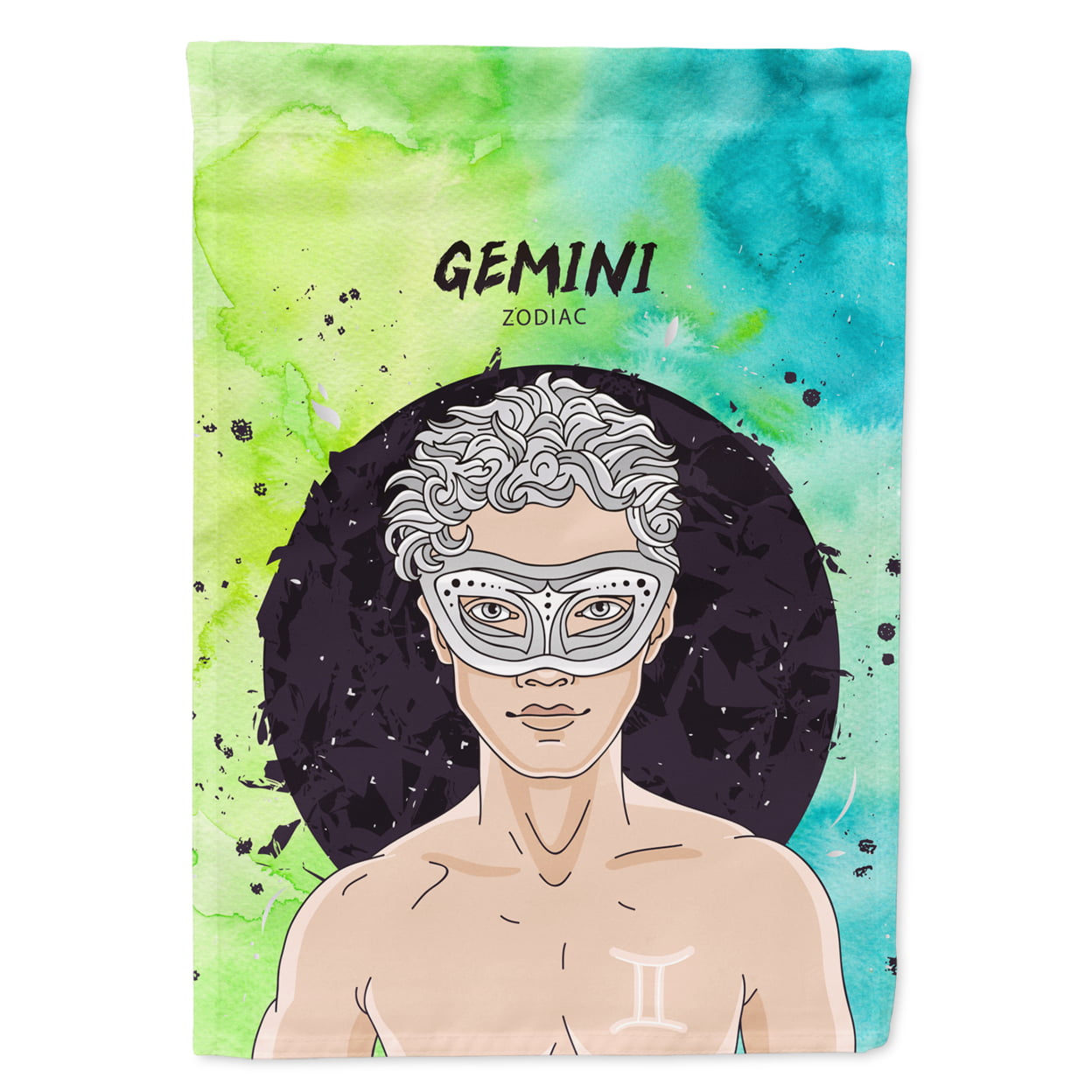 Gemini Zodiac Sign Garden Size Flag