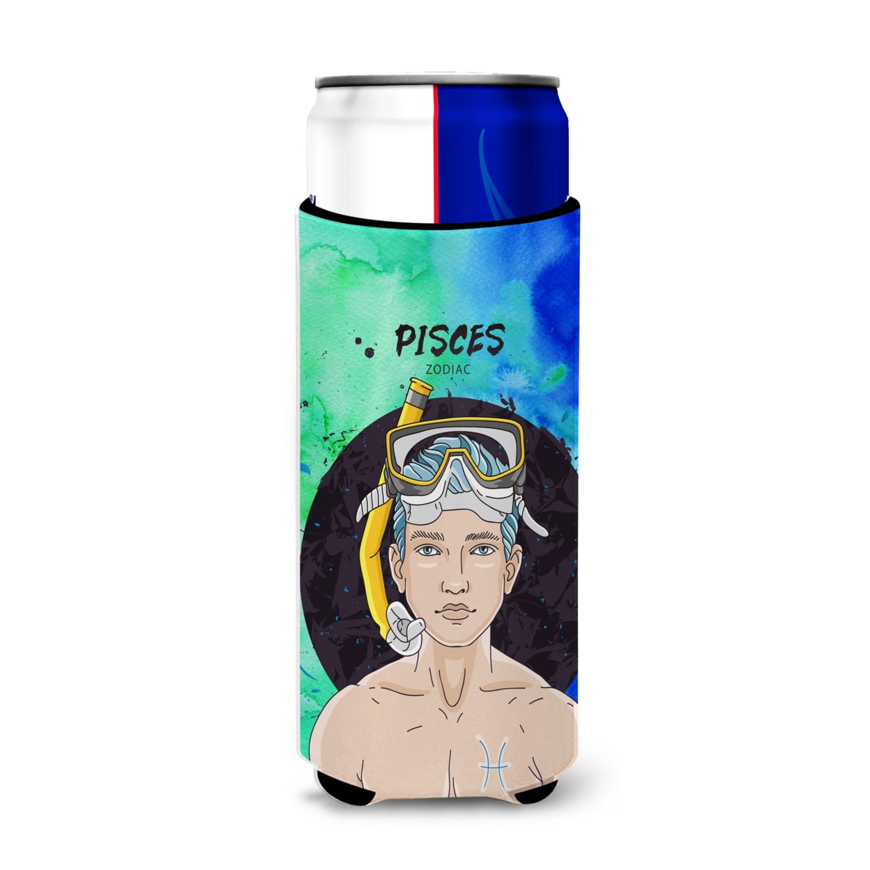 Pisces Zodiac Sign Michelob Ultra Hugger for Slim Cans