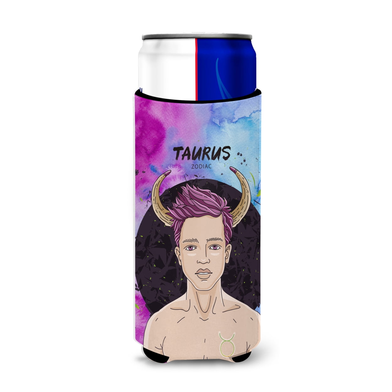 Taurus Zodiac Sign Michelob Ultra Hugger for Slim Cans