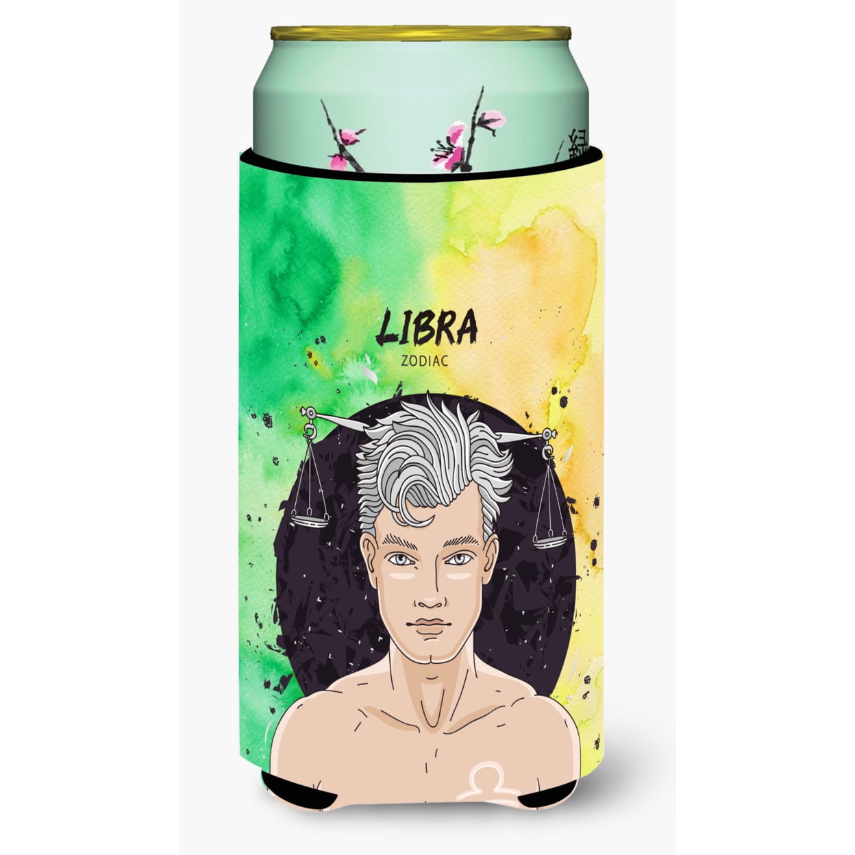 BB7323TBC Libra Zodiac Sign Tall Boy Beverage Insulator Hugger