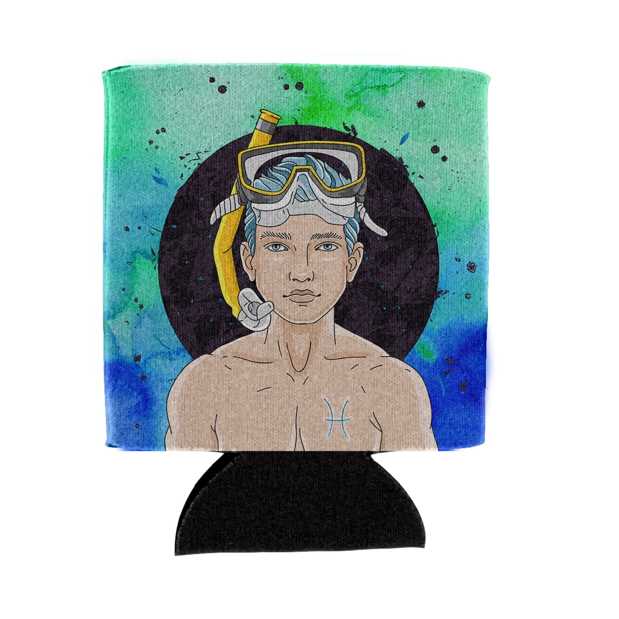 Pisces Zodiac Sign Can or Bottle Hugger