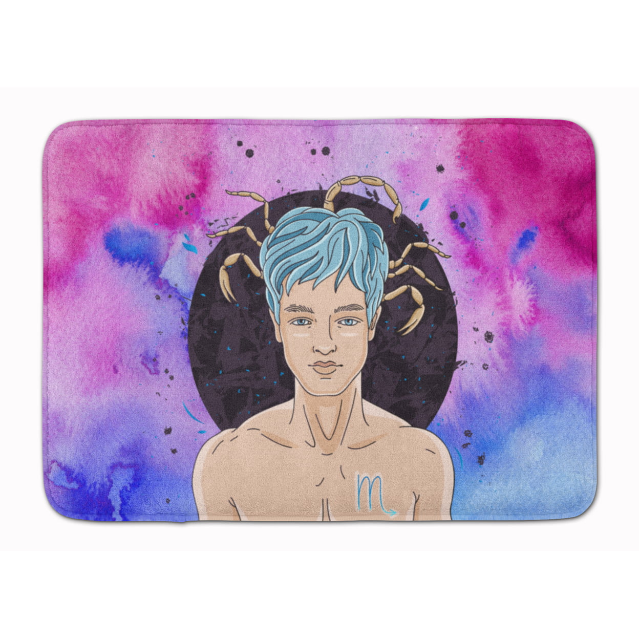 BB7324RUG Scorpio Zodiac Sign Machine Washable Memory Foam Mat