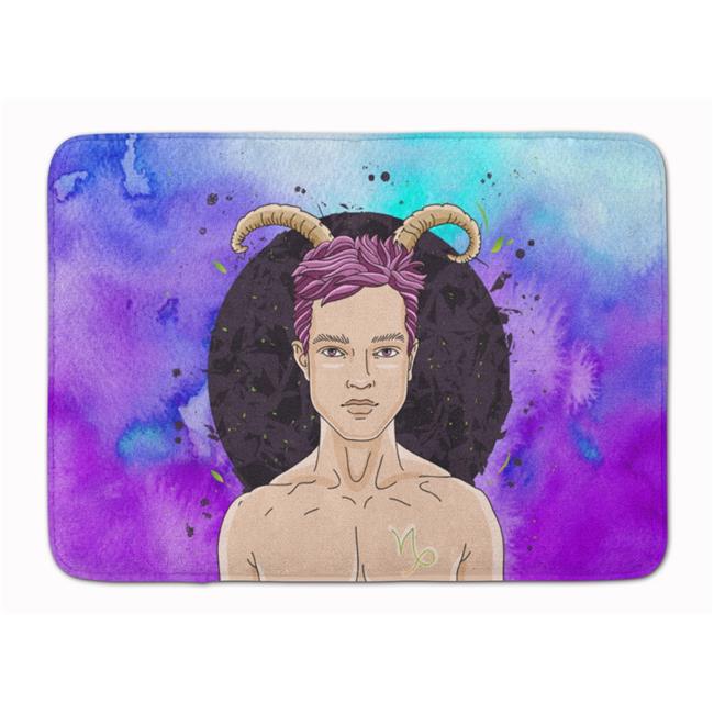 Picture of Carolines Treasures BB7326RUG Capricorn Zodiac Sign Machine Washable Memory Foam Mat