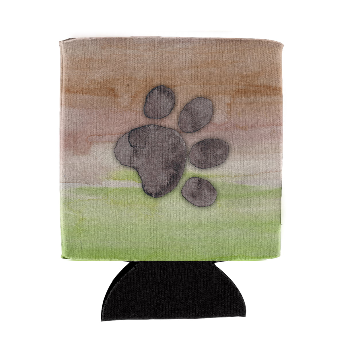 Dog Paw Watercolor Can or Bottle Hugger