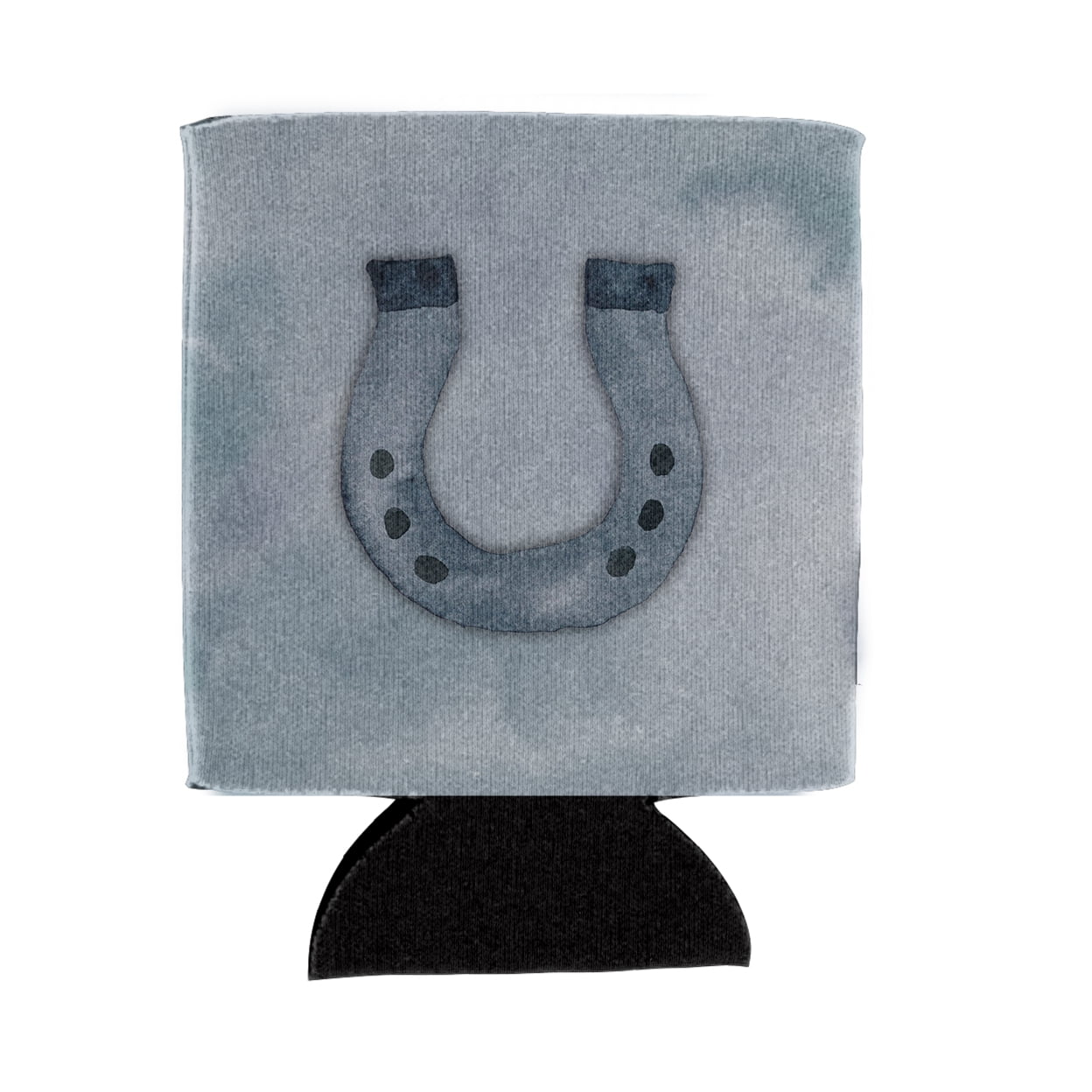 Horseshoe Watercolor Can or Bottle Hugger