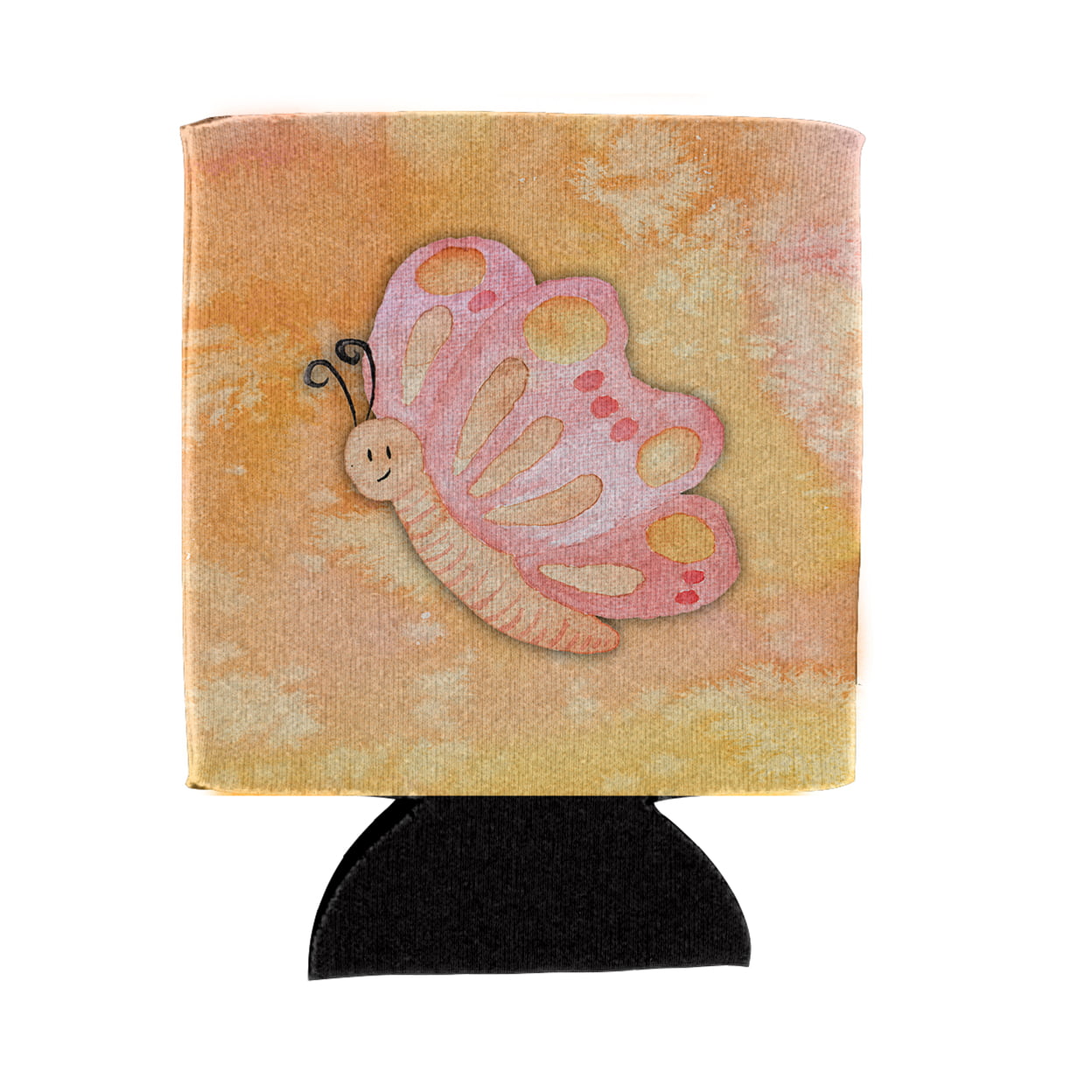 BB7384CC Butterfly Watercolor Can or Bottle Hugger