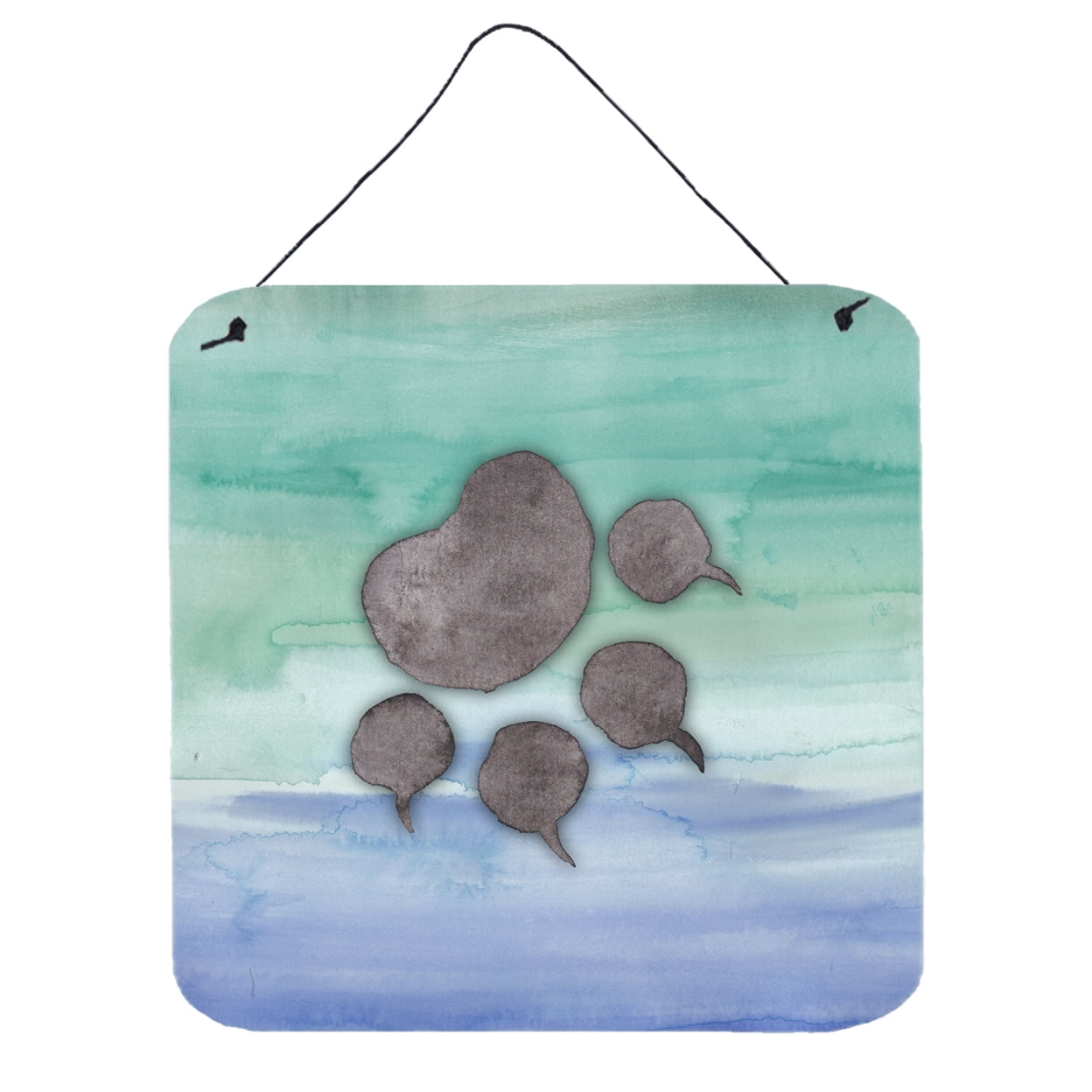 Cat Paw Watercolor Wall or Door Hanging Prints